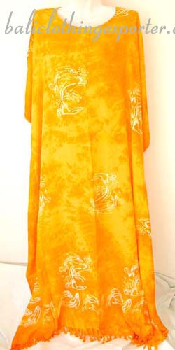  Balinese dress, womens summer kaftan, beach cover up, crafted fashion wear, island casual clothing              